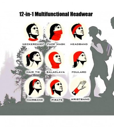 Balaclavas Seamless Neck Gaiter With Filters Bandanas Face Scarf Headwear Rave Balaclava Headwraps for Women Men - X Mark - C...