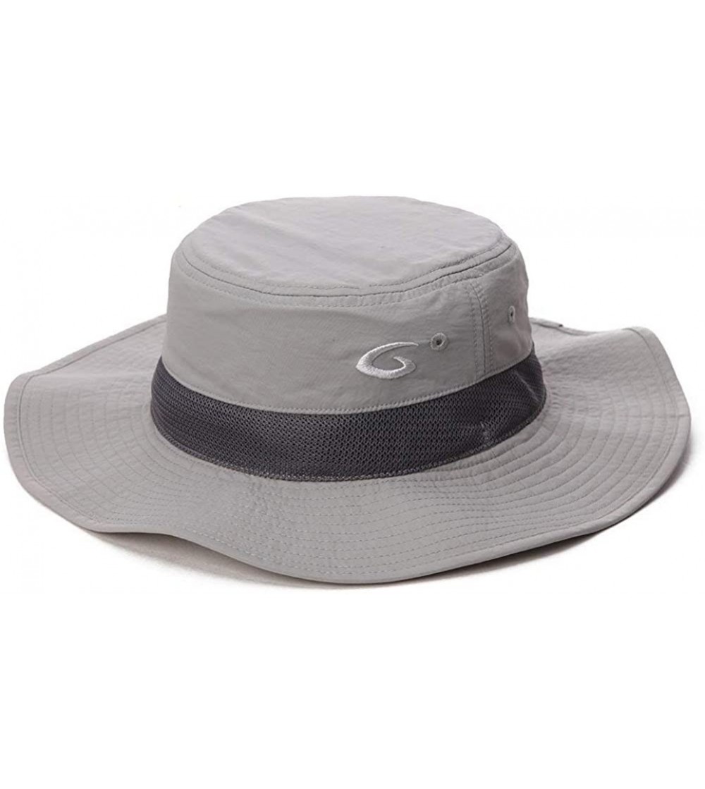 Sun Hats Packable Mens Safari SPF 50+ Fishing Bonnie Bush Sun Hat Bucket for Large Head Women 56-60cm - Gray_89026 - CJ18NA5M57K