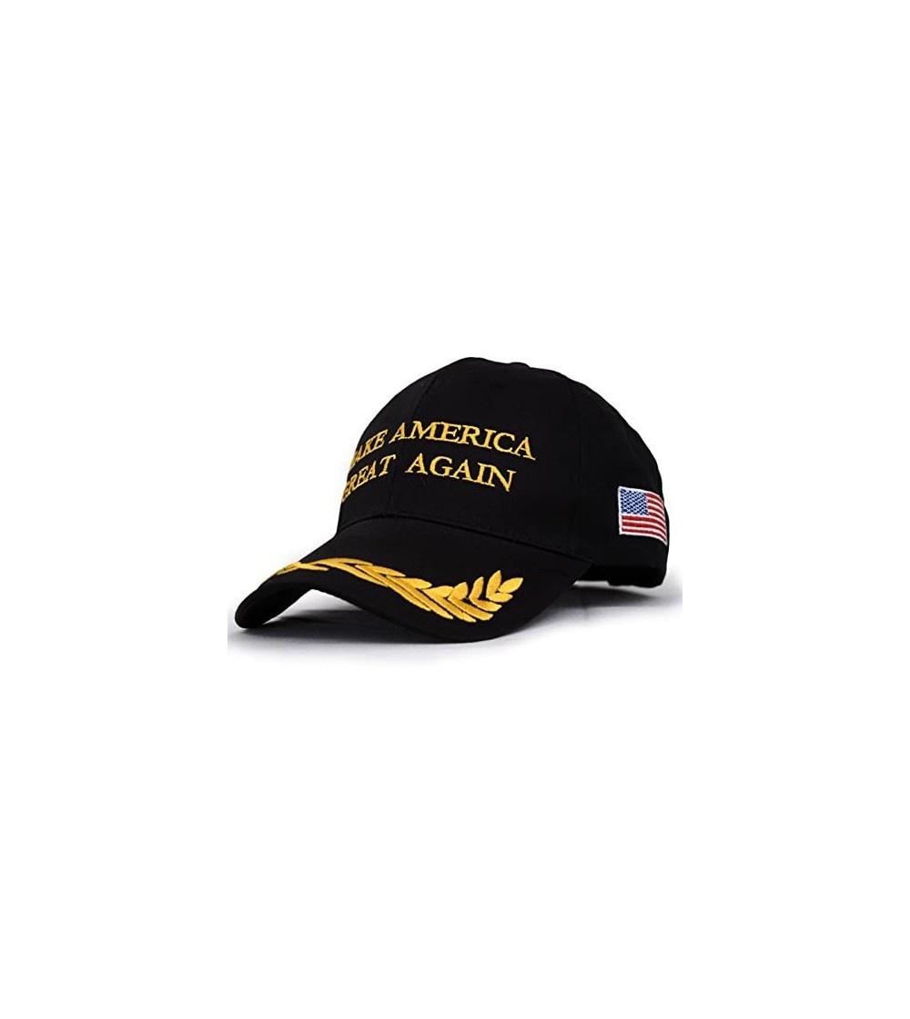 Baseball Caps Make America Great Again Embroidered Hat Trump 2020 Baseball Cap - Olive Branch-black - CP18R5NXX2Y