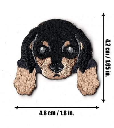 Skullies & Beanies [ Dachshund ] Cute Embroidered Puppy Dog Warm Knit Fleece Winter Beanie Skull Cap - White - CD189RYMW74