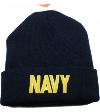 Skullies & Beanies U.S. NAVY Knit Cap / USN Dark Navy Watch Cap 80030 - CN11EL0RB1X