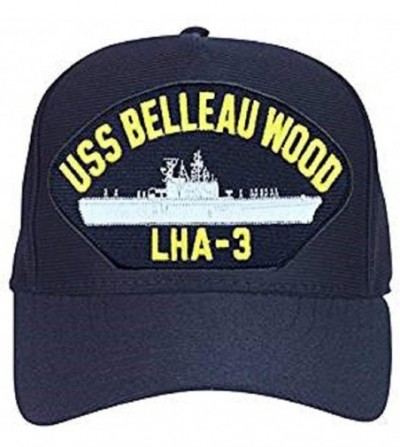 Baseball Caps USS Belleau Wood LHA-3 Navy Ship Cap- Black- OS - CL12O47RKRO