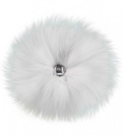 Skullies & Beanies Winter Hat Beanie with Real Fur Pom Pom Decorations. - Beige Pompom - CY18278I7DT