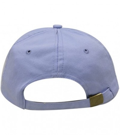 Baseball Caps Girl Power' Cotton Baseball Cap - Sky Blue - C012KBLE9Z1