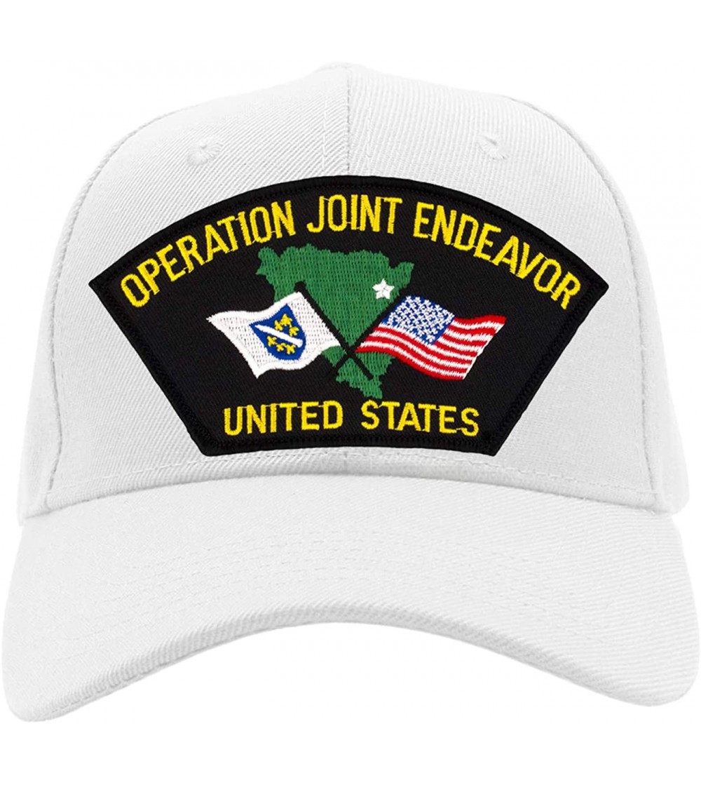 Baseball Caps Operation Joint Endeavor Hat/Ballcap Adjustable One Size Fits Most - White - CN18QYI0SR2