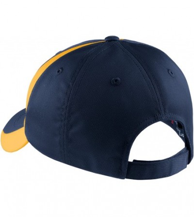 Baseball Caps Men's Dry Zone Nylon Colorblock Cap - Black/White - CL11QDSEXEJ