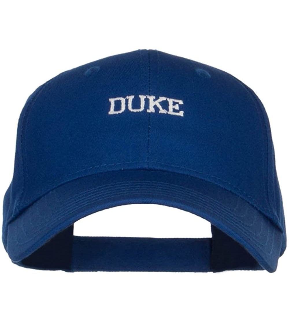 Baseball Caps Mini Duke Embroidered Cotton Cap - Royal - C212O3PFMCB
