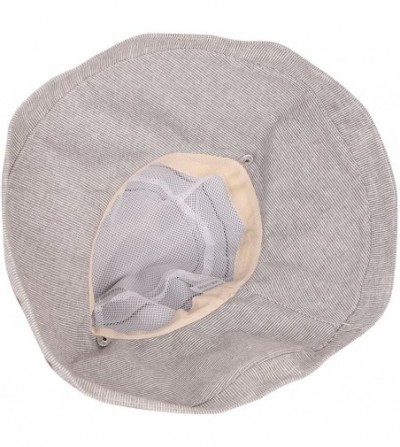 Sun Hats Protection Packable Adjustable Fold Up Stylish - Light Gray - CP18DRK09YW