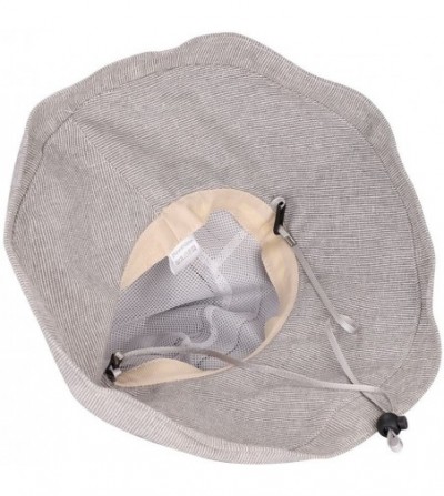 Sun Hats Protection Packable Adjustable Fold Up Stylish - Light Gray - CP18DRK09YW