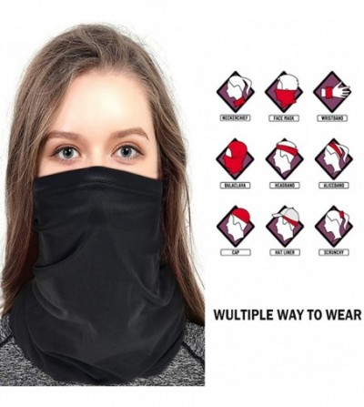Balaclavas Face Mask Bandanas-UV Protection Neck Gaiter Face Scarf Face Mask 12+ Ways to Wears - 2 Pcs - CJ18OZZ6DS3