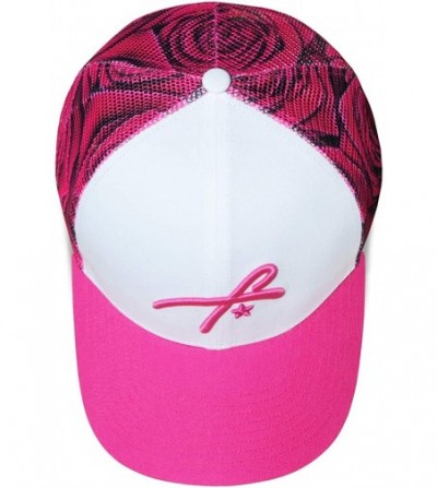 Baseball Caps Trucker Hat for Men or Women- Many Cool Designs - Pink Rose - CM18T9R39YO