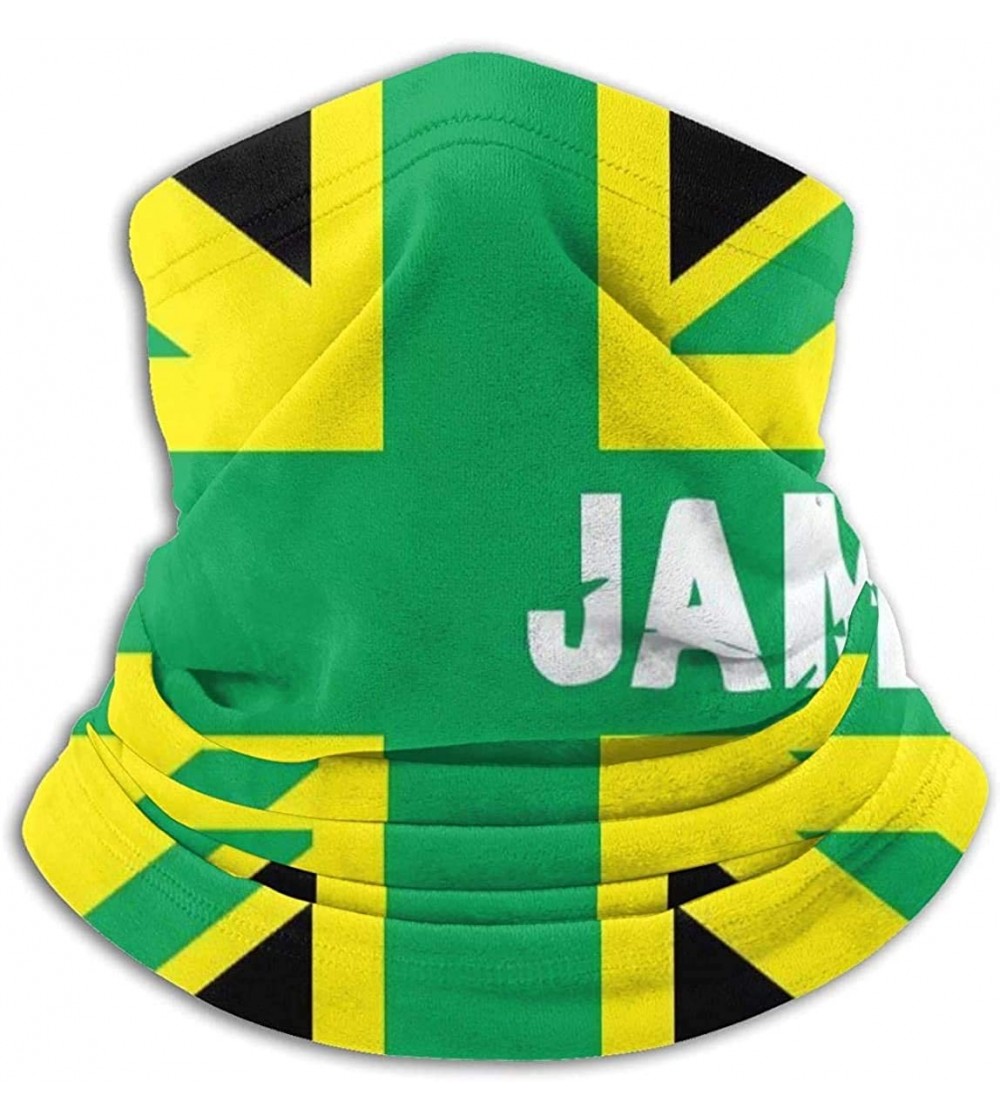 Balaclavas Neck Gaiter Warmer Windproof Mask Dust - Free UV Face Mask - Jamaica Jamaican Kingdom Flag - CU18ZCH0NCS