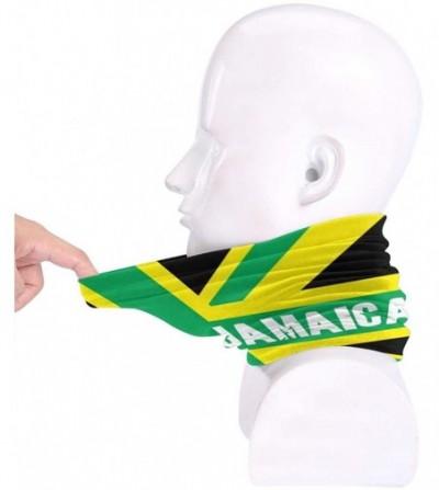 Balaclavas Neck Gaiter Warmer Windproof Mask Dust - Free UV Face Mask - Jamaica Jamaican Kingdom Flag - CU18ZCH0NCS