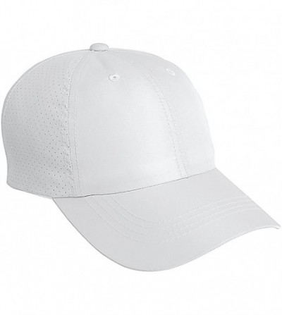 Baseball Caps Men's Perforated Cap - White - C511NGRDH4R