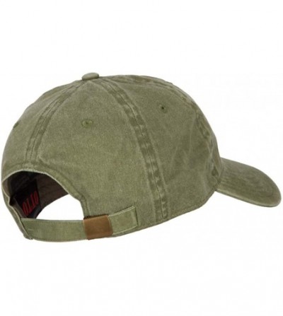 Baseball Caps US Navy CPO Retired Military Embroidered Washed Cotton Twill Cap - Olive - CH18QW54L2W