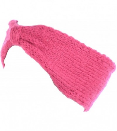 Cold Weather Headbands Womens Winter Chic Turban Bowknot/Floral Crochet Knit Headband Ear Warmer - Lightweight Knit Bowknot F...