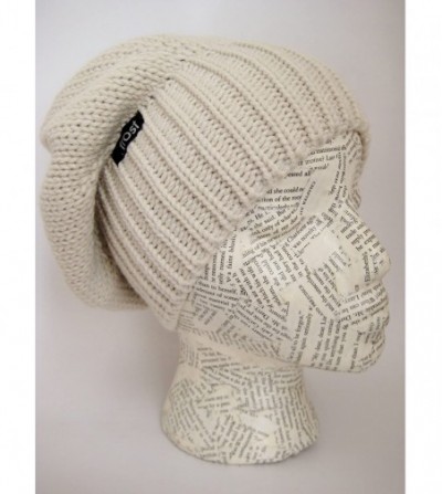 Skullies & Beanies Winter Hat for Women Slouchy Oversized Beret - Beige - CQ11CH1SEBJ