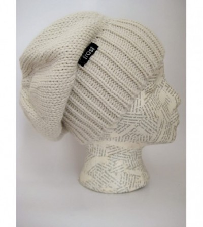 Skullies & Beanies Winter Hat for Women Slouchy Oversized Beret - Beige - CQ11CH1SEBJ