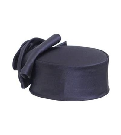 Sun Hats Women's Pill-Box Church Hats - K019 (Purple) - Black - CO18LHKUIRI