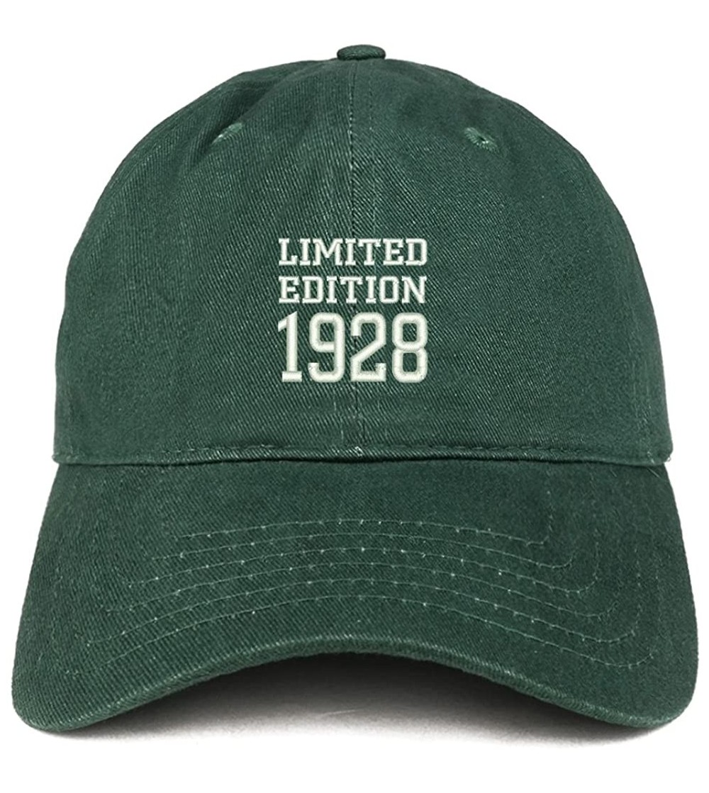 Baseball Caps Limited Edition 1928 Embroidered Birthday Gift Brushed Cotton Cap - Hunter - CC18CO9E34E