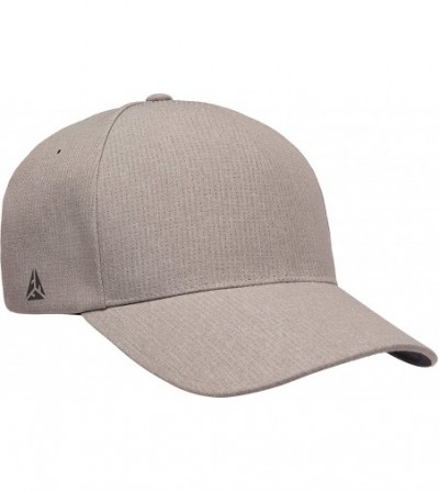 Baseball Caps Men's Seamless Fitted Delta Carbon Cap - Melange Silver - CO18WRXW0KO
