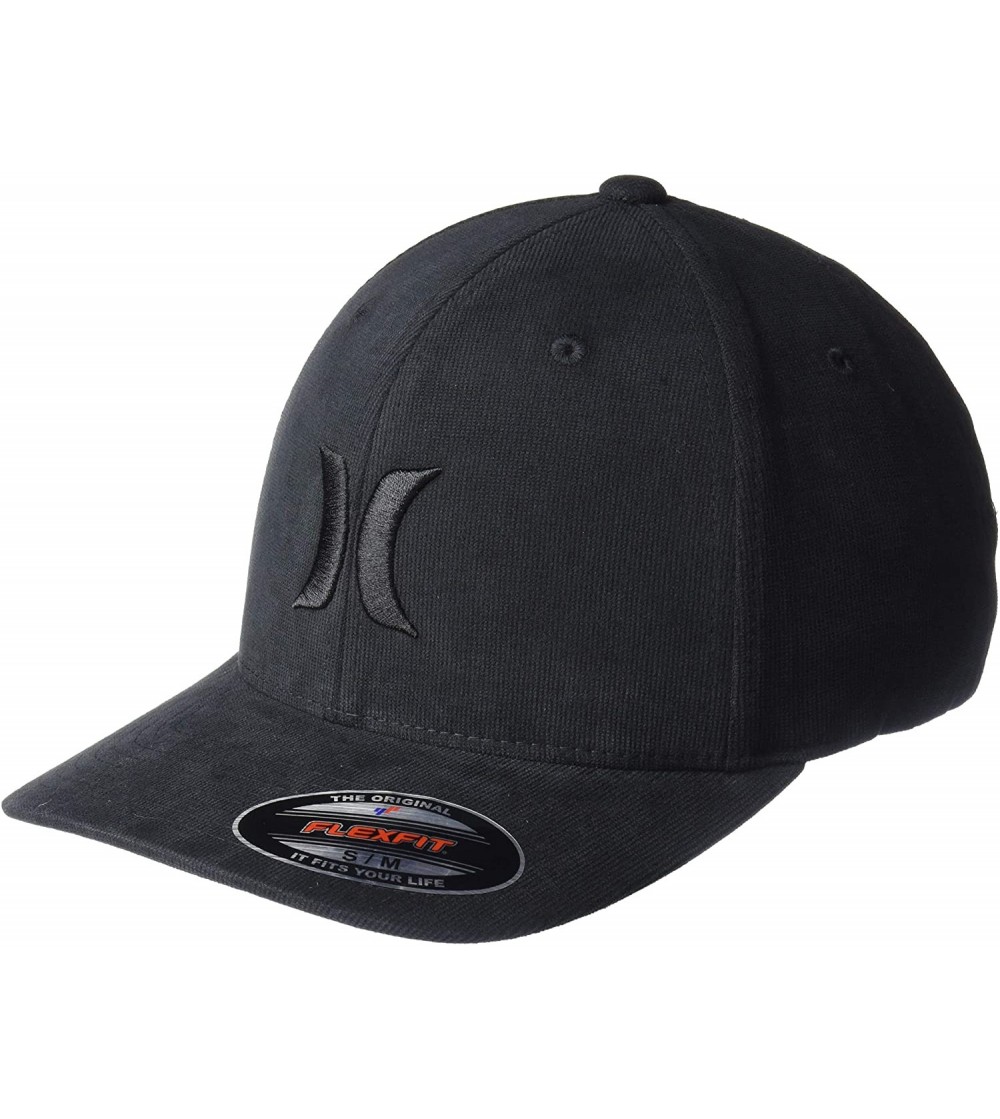 Baseball Caps Men's Black Textures Baseball Cap - Black/(Micro) - C918W9O0A02