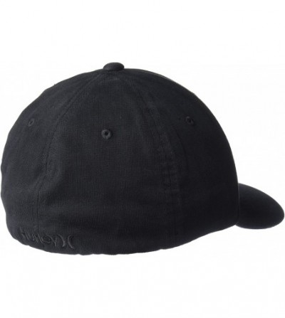 Baseball Caps Men's Black Textures Baseball Cap - Black/(Micro) - C918W9O0A02