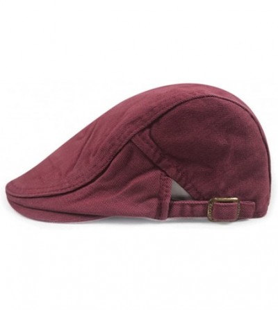 Berets Summer Men Women Casual Beret Hat Flat Cap Hat Adjustable Breathable Mesh Caps - 19 - CE12FNAGUER