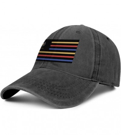 Baseball Caps Men Fashion Denim Hats Cricket Cadillac-3D-effect-flag-infinity- Vintage Baseball Cap Team Womens Caps - CW18XA...