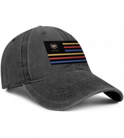 Baseball Caps Men Fashion Denim Hats Cricket Cadillac-3D-effect-flag-infinity- Vintage Baseball Cap Team Womens Caps - CW18XA...