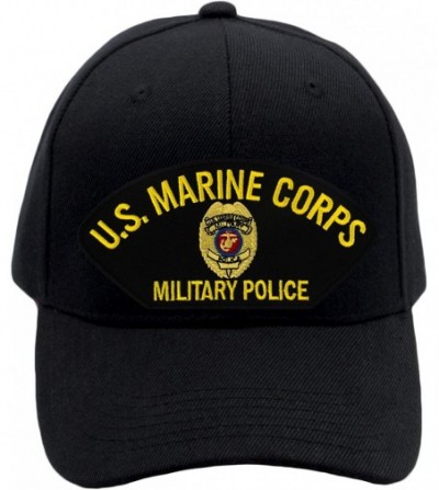 Baseball Caps US Marine Corps Military Police Hat/Ballcap Adjustable One Size Fits Most - Black - CU18EXDSL33