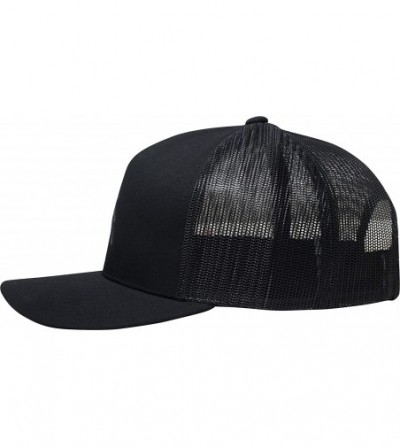 Baseball Caps Trucker Hat - Pine Tree - Black - C6192E907LR