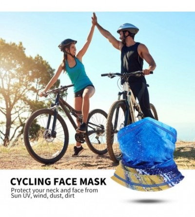 Balaclavas Summer Neck Gaiter Mask- Sun Mask- Face Cover Scarf- Face Bandana for Fishing Cycling Running - A01-014 - C0198DY8RGT