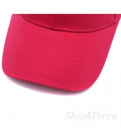 Baseball Caps Custom Embroidered Baseball Cap Personalized Snapback Mesh Hat Trucker Dad Hat - Rose - CG18HLN7597