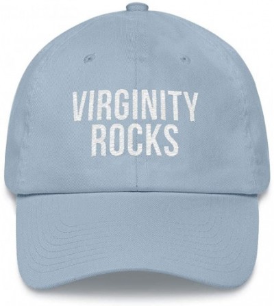 Baseball Caps Virginity Rocks Dad hat - Light Blue - CE18WNKISZD