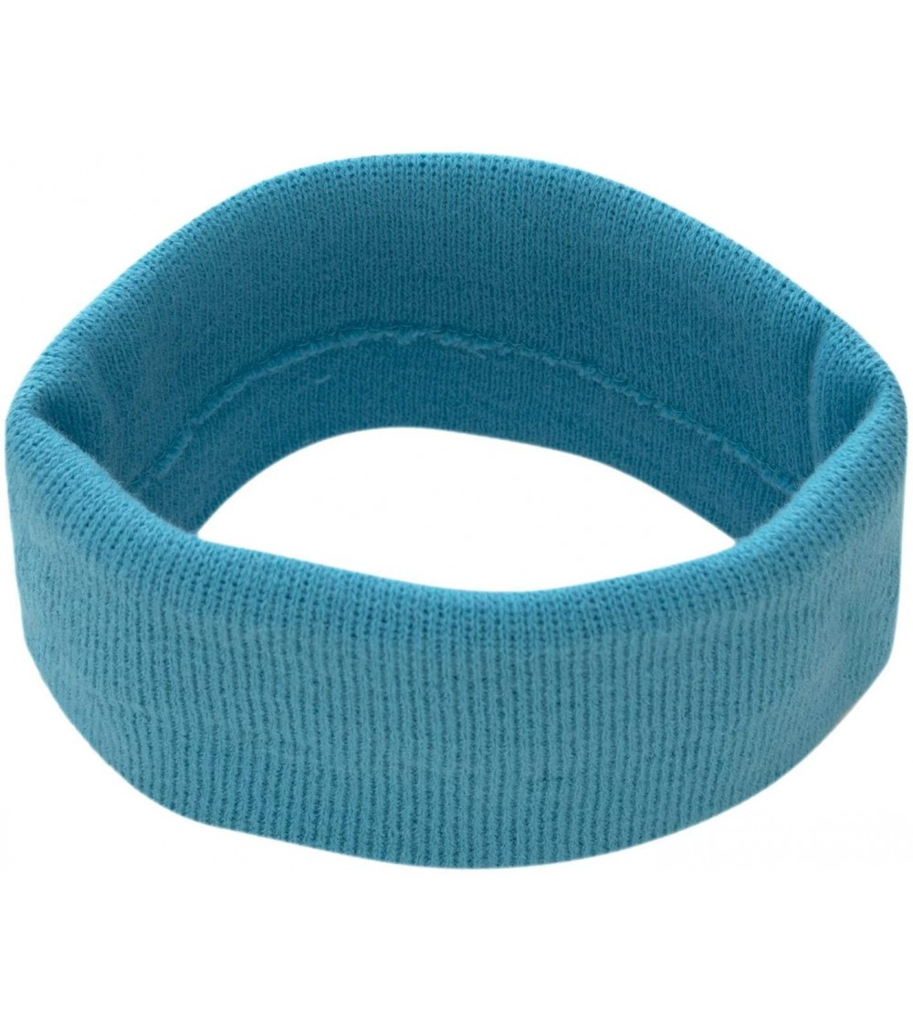 Skullies & Beanies USA Made Stretch Headband - Turquoise - CN1885XNC60