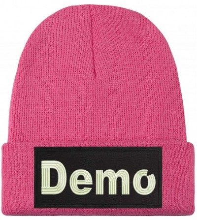 Skullies & Beanies Personalized Stretchy Embroidery Customized Knit Skull Hat Cap for Winter Present - CI18807K3AO