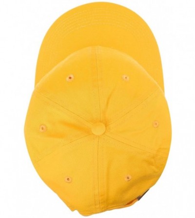 Baseball Caps 12-Pack Wholesale Classic Baseball Cap 100% Cotton Soft Adjustable Size - Gold - CI18E6L7LM9