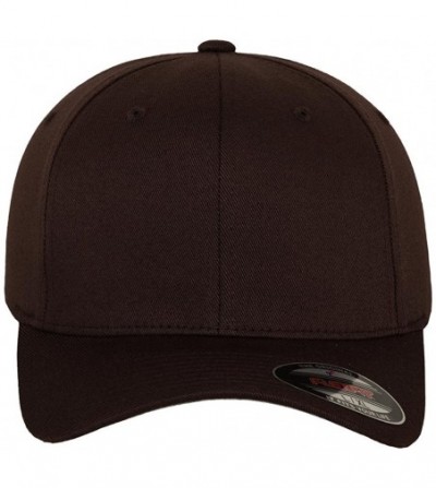 Baseball Caps Unisex Wooly Combed Twill Cap - 6277 - Brown - CU11NV51SG3