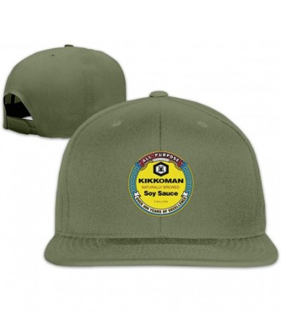 Baseball Caps Snapback Hat All-Purpose-Kikkoman-Soy-Sauce Hat Graphic Baseball Cap Unisex Gift 6 Panel - Moss Green - CA18YDN...
