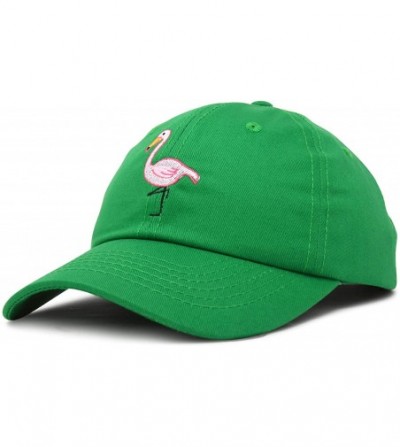 Baseball Caps Flamingo Hat Women's Baseball Cap - Kelly Green - CZ18M6208LU