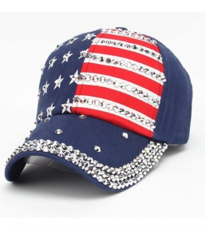Baseball Caps Camouflage Summer Cap Mesh Hats for Men Women Casual Hats Hip Hop Baseball Caps - Navy - C118TXA5ID5