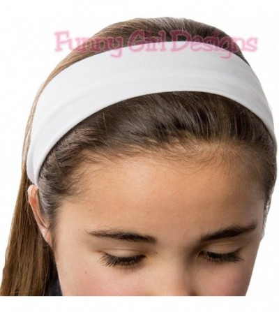 Headbands 1 DOZEN 2 Inch Wide Cotton Stretch Headbands OFFICIAL HEADBANDS - Available - Official Funny Girl Red - CU11L8HCYUP