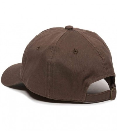Baseball Caps Reaper Baseball Cap Embroidered Cotton Adjustable Dad Hat - Brown - CQ197S9877Q
