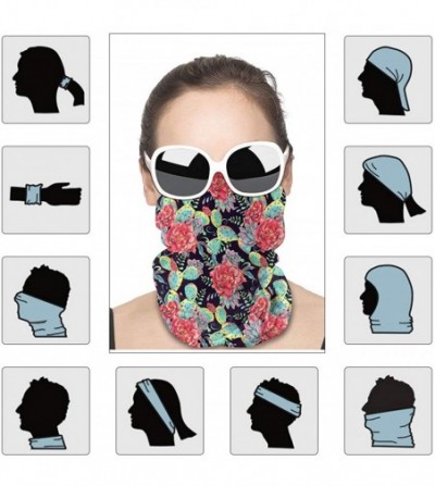 Balaclavas Personalized Face Covering Balaclava-Headband Neck Gaiter- Seamless Face Cover Bandanas for Woman - Style 07 - CC1...