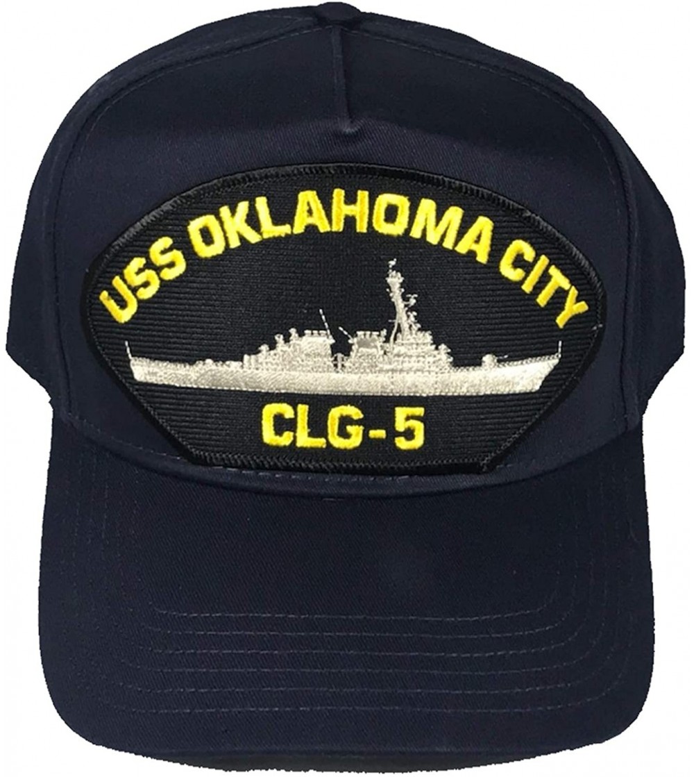 Sun Hats USS Oklahoma City CLG-5 Ship HAT - Navy Blue - Veteran Owned Business - C0193Q6D2KY