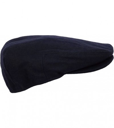 Newsboy Caps Men's Premium Wool Blend Classic Flat IVY newsboy Collection Hat - 1581-navy - CH1864LQ8R0