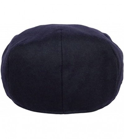 Newsboy Caps Men's Premium Wool Blend Classic Flat IVY newsboy Collection Hat - 1581-navy - CH1864LQ8R0