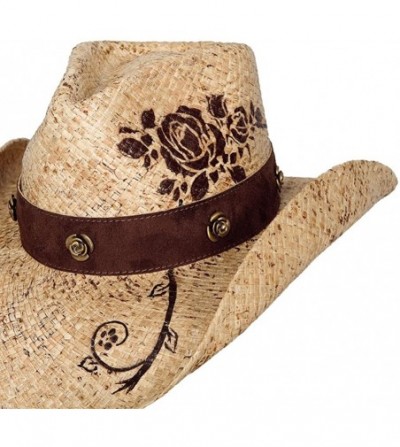 Cowboy Hats Romantic Dream Straw Western Cowboy Hat 2508 - C1116PAXXGD