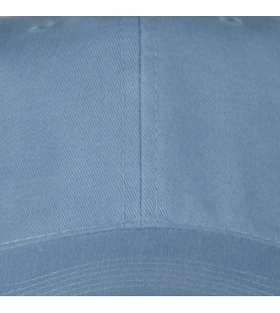 Baseball Caps Low Profile Light Weight Brushed Cap - Blue - C01153MB1CD